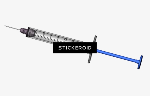 Syringe In Hand, HD Png Download, Transparent PNG