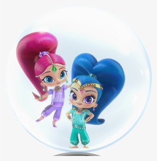 Shimmer And Shine In A Bubble , Png Download, Transparent Png, Transparent PNG