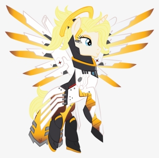 Violetfeatheroficial, Crossover, Mercy, Overwatch,, HD Png Download, Transparent PNG