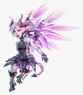 Fanart Drawing Mercy, HD Png Download, Transparent PNG