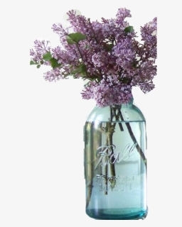 Transparent Mason Jar Flowers Png, Png Download, Transparent PNG