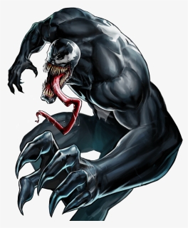 Venom Drawing Artwork, HD Png Download, Transparent PNG