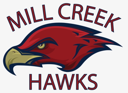 Mill Creek Hawks With Hawk Head Logo Png Mill Creek, Transparent Png, Transparent PNG