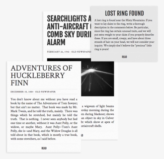 Old Newspaper Wordpress Theme Featuring Three Post, HD Png Download, Transparent PNG