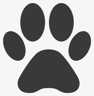 Dog Paw Dark Blue Clipart , Png Download, Transparent Png, Transparent PNG