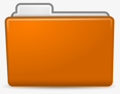 This Free Icons Png Design Of Orange Folder Icon ,, Transparent Png, Transparent PNG