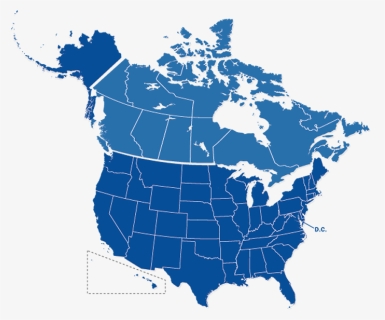 America Political Map, HD Png Download, Transparent PNG