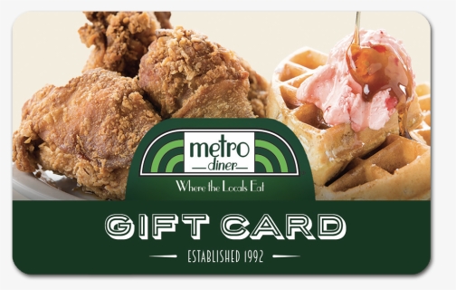 Metro Diner Gift Card Design, HD Png Download, Transparent PNG
