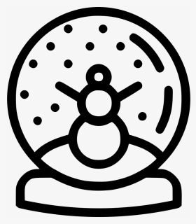 Crystal Ball Snow Snowman Xmas Gift, HD Png Download, Transparent PNG
