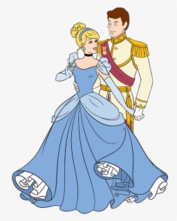 Cinderella And Prince Charming Clip Art, HD Png Download, Transparent PNG