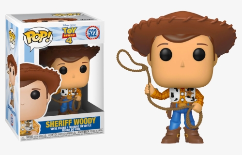 Disney/pixar Toy Story Sheriff Woody Funko Pop Vinyl, HD Png Download, Transparent PNG