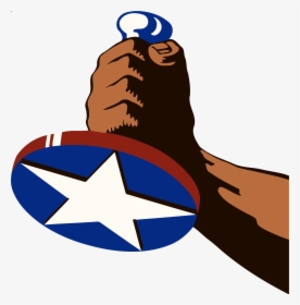 Hand With Star Stamp Vector Clipart Image - Stamp Out The Axis Propaganda Poster, HD Png Download, Transparent PNG