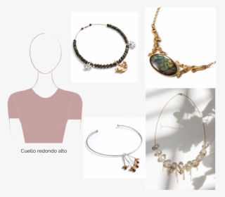 Collares Para Cuello Redondo Alto - Necklace, HD Png Download, Transparent PNG