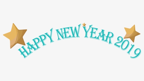New Years Eve Png Background For Photography - Happy New Year 2019 Clip Art Banner, Transparent Png, Transparent PNG