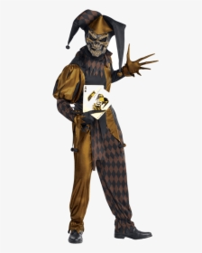 Adult Male Jokers Wild Costume - Scary Joker Halloween Costume, HD Png Download, Transparent PNG