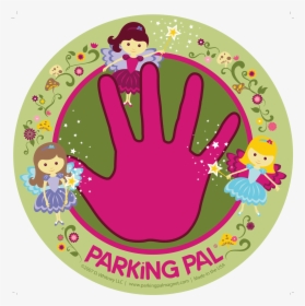 Fairy Pink Hand Print Removable Car Magnet Toddler - Magnetic Handprint For Car, HD Png Download, Transparent PNG
