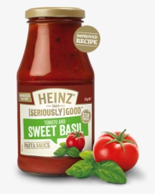 Tomato & Basil Pasta Sauce - Heinz Pasta Sauce Basil, HD Png Download, Transparent PNG