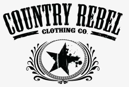 Transparent Rebel Symbol Png - Country Rebel Clothing Logo, Png Download, Transparent PNG