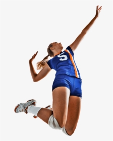 Grab And Download Volleyball Icon Clipart - Transparent Background Volleyball Player Png, Png Download, Transparent PNG