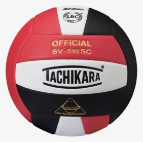 White Volleyball, Hd Png Download - Red Black And White Volleyball Tachikara, Transparent Png, Transparent PNG