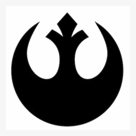Rebel Alliance Logo Vinyl Decal Sticker  size Option - Star Wars Rebel Logo Black, HD Png Download, Transparent PNG