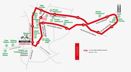 User Posted Image - Kl Car Free Day Route, HD Png Download, Transparent PNG