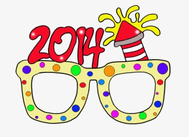 Glass Clipart New Year - New Years Glasses Transparent, HD Png Download, Transparent PNG