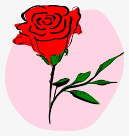Simple Rose Clipart Panda - Rose Clip Art, HD Png Download, Transparent PNG