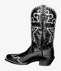 Black Cowboy Boots Png, Transparent Png, Transparent PNG