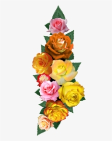 Digital Flower Design, Vector,flower,vector Art,flower - Garden Roses, HD Png Download, Transparent PNG