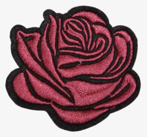 Rose I Love You Flower Motif Patch - Embroidered Patch, HD Png Download, Transparent PNG