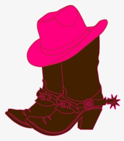 Boots Frame Cliparts - Cowgirl Boots Clipart, HD Png Download, Transparent PNG