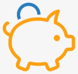 Icon No Commissions - Piggy Bank Clipart Png, Transparent Png, Transparent PNG