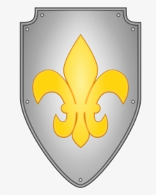 Symbol,shield,yellow - Escudo Medieval Desenho Png, Transparent Png, Transparent PNG