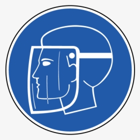 Eye And Face Protection Sign, HD Png Download, Transparent PNG