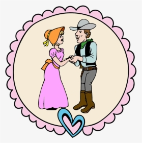Label, Edge, Casal, Girl, Woman, Man, Cowboy - Colouring Objects Of Circle Shape, HD Png Download, Transparent PNG
