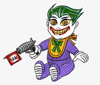 The Mighty Rohrer Sketch - Joker As A Baby, HD Png Download, Transparent PNG
