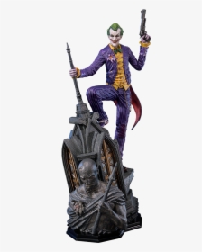 Joker Arkham Knight Statue, HD Png Download, Transparent PNG