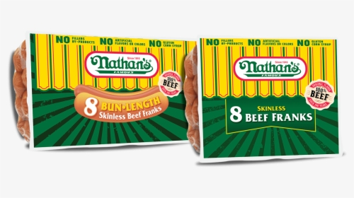 Hot Dogs - Nathan's Famous Hot Dog, HD Png Download, Transparent PNG