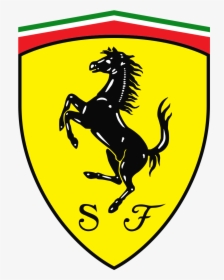 Ferrari Shield Png - Transparent Background Ferrari Logo Png, Png Download, Transparent PNG