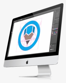 Logo Design On Imac - Web Design, HD Png Download, Transparent PNG