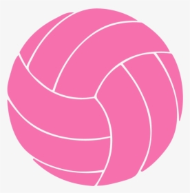 Volleyball Net Clipart Black Free Transparent Png - Pink Volleyball Clipart, Png Download, Transparent PNG