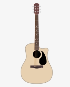 Fender Cd 100ce Acoustic Guitar By Shimmerscroll - Acoustic Guitar Png, Transparent Png, Transparent PNG