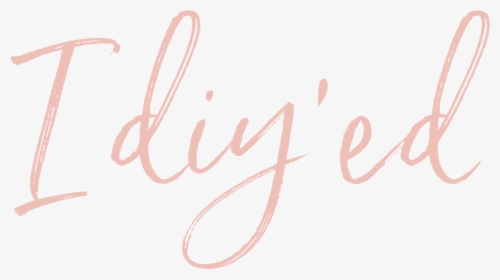 I Diy Ed Our Wedding Along With My Husband S Help - Calligraphy, HD Png Download, Transparent PNG