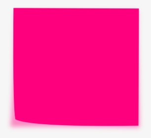 Transparent Colorful Sticky Notes Png - Hot Pink Post It Note, Png Download, Transparent PNG