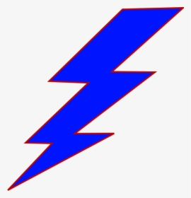 Blue Lightning Bolt Clipart, HD Png Download, Transparent PNG