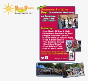 Summer Solstice Blacksburg, HD Png Download, Transparent PNG
