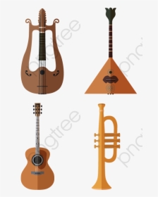 Trumpet Guitar Cello Instrument, Guitar Vector, Small,, HD Png Download, Transparent PNG
