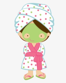 Girl Spa Clipart - Spa Day Clip Art, HD Png Download, Transparent PNG