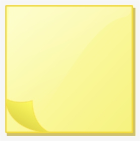 Note Free Microsoft Sticky-note Cliparts Clip Art Transparent - Post It Sticky Note Clipart, HD Png Download, Transparent PNG